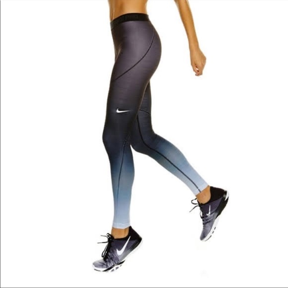 nike pro hyperwarm ombre leggings